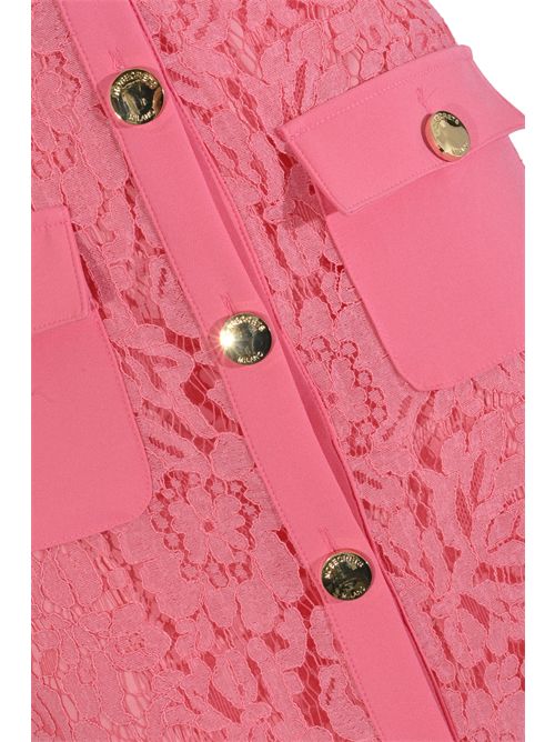 Gonna in pizzo con bottoni NO SECRETS | 261NS109FRAGOLA